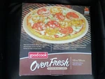 Oven Fresh 15" Stoneware Bbq Safe Round Pizza Baking & Instructions. Fixed Price $34.99.