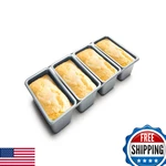 Fox Run Loaf Linked Non-stick Mini Bread Pans Set Of 4489. Fixed Price $38.09.