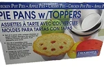 Progressive Pie Pans With Toppers Set Of 4. Fixed Price $25.00.