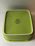 Lenox American By Design 7" Square Baking Dish Lime Green Serving Oven Safe. Fixed Price $23.50.