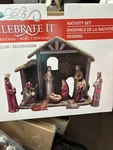 Nativity Scene 12 Piece With Box Celebrate Brand. Fixed Price $24.95.