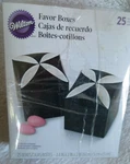 Wilton Petal Favor Boxes Kit Wedding Party Color Black New. Fixed Price $12.49.