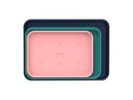 So Yummy By Bella 3 Piece Cookie Pan Set Bakeware Rectangular Trays Multicolor. Fixed Price $16.99.