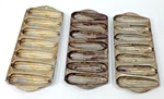 Nordic Ware Lot Of 3 Cornbread Mold Cast Baking No. 217. Fixed Price $36.99.