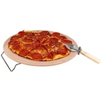 Pizza Stone 15-INCH For Oven Grill With Cutter Large,. Fixed Price $42.45.