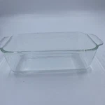 Vintage Pyrex 213 Clear Glass Pan 1.5 Qt Bread Meatloaf Baking Dish Usa. Fixed Price $9.99.