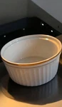 Vintage Oven To Table Bowl Andrea By Sadek #7371 Gold Rim Outline. Fixed Price $29.99.