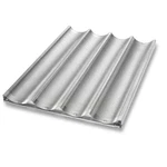 Chicago Metallic 49034 Uni-lock 4-CAVITY Baguette / French Bread Pan. Fixed Price $51.99.