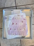 Set Of 3 Cake Square Pans 10", 8" 6" Aluminum, Wilton/celebrate It Brands. Fixed Price $26.99.