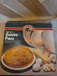 Cooks Tools 2, Set Of 4 Quiche Pans, 7.5", 9", 10.5", Vintage. Fixed Price $11.00.