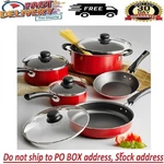 9 Piece Cookware Set Pots And Pans Home Kitchen Cooking New. Fixed Price $28.99.