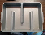 Bakers Edge Brownie Pan 9X12 Cast Aluminum Non-stick Continuous Crust Usa Baking. Fixed Price $36.82.