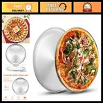 Stainless Steel Pizza Pan 13 Inch, Deedro Round Tray Baking Sheet,. Fixed Price $33.99.