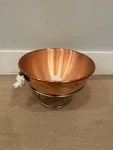 Brand New Mauviel M'passion Copper Egg White 11 Beating Bowl With Stand. Fixed Price $175.00.