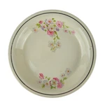 Homer Laughlin Fluffy Rose Pie Plate Virginia Kitchen Kraft VR-128 9.75". Fixed Price $24.47.