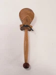 Wooden Clacker Musical Instrument Handheld 8" Loud Sound Round With Stick. Fixed Price $30.00.
