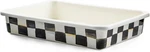 Courtly Check Enamel Baking Pan, 13" X 9" Rectangular Oven Dish, Black & White. Fixed Price $166.99.