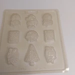 Vintage Wilton Holiday Ii Christmas Candy Mold Santa Tree Bells Toys. Fixed Price $6.00.