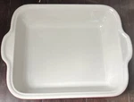 Very Vintage Emile Henry France Lasagna Casserole Dish Approx 11.25" 9"X 2.5". Fixed Price $25.00.