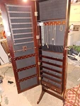 Best Choice Products Mirrored Jewelry Armoire Cabinet - Black. Fixed Price $115.00.