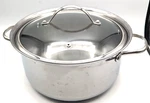 Martha Stewart Stainless Steel 8.5 Qt. (8L) Casserole With Clear Glass Lid. Fixed Price $41.49.