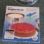 Set Of 3 Springform Cheesecake Pans Baking Robinson Design Group Unused!. Fixed Price $15.56.