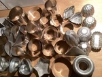 Fat Daddios And Other Stainless Steel Round Cake Pastry Ring Molds. Fixed Price $200.00.