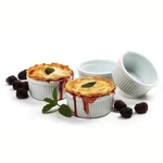 Set Of Mini Porcelain Ramekins 10CM Diameter 240ML Dishwasher Safe. Fixed Price $25.59.