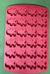 Wilton Silicone Gingerbread Man Baking Sheet Tray Christmas 24 Cavity Red. Fixed Price $8.99.