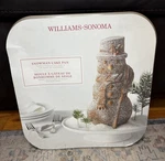 New Nordic Ware Williams Sonoma 3D Snowman Cake Pan 10 Cup Cast Aluminum Mold. Fixed Price $22.99.