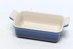 Le Creuset Stoneware Heritage Rectangular Dish 19 Cm 1.1 Qt Lapis. Fixed Price $50.00.