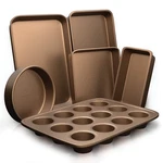Nutrichef NCBK6TR7 6-PIECE Nonstick Kitchen Bakeware Set. Fixed Price $63.09.