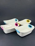 Malacasa Bakeware Set Of 4, Porcelain Baking Pans For Oven, Casserole Dish. Fixed Price $24.99.