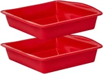 Saphe 8" Silicone Square Pan Nonstick Molds For Brownies & Cakes 2 Pack. Fixed Price $14.13.