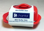 Chantal Red Mini Butter Dish 93-TVBD2-1 New 5"X3.25". Fixed Price $33.99.