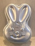 Vintage Wilton Easter Bunny Face Cake Pan 1992 Baking Mold #2105-9438(PRE-OWNED). Fixed Price $35.00.