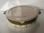 Temptations Old World Basket Weave 1 Qt Dish W/lid & Free Retired New. Fixed Price $24.99.