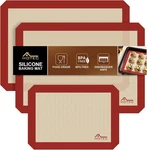 Silicone Baking Mats 3 Pack Non-stick Reusable Sheets For Oven. Fixed Price $10.89.