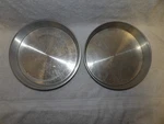 Vtg Mirro Aluminum Layer Cake Pans Removable Bottom 9" X 1/2" 1179M. Fixed Price $18.00.