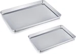 Teamfar Baking Sheet Cookie Set Of 2, Pure Stainless Steel Pan Tray. Fixed Price $29.87.