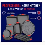 Bakkenmaster Baking Set 8 Piece Kitchen Oven Bakeware Deluxe Non-stick. Fixed Price $29.99.