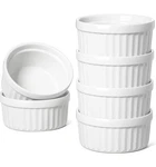 Tauci 4 Oz Oven Safe, Creme Brulee Ramekins, Pudding Custard Cups 6. Fixed Price $17.99.