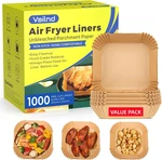 1000 Pcs Air Fryer Paper Liners Value Pack, 8" Square Disposabl. Fixed Price $73.77.