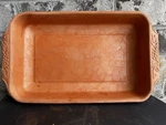 Vintage Terracotta Roasting Pan Abc Cookware Made Usa Euc. Fixed Price $35.00.