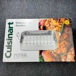 Cuisinart Multiclad Pro 16" Stainless Steel Rectangular Roaster With Rack Triply. Fixed Price $99.99.