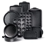 Country Kitchen Nonstick Stackable Bakeware Set - Durable, Easy 10 Pcs, Black. Fixed Price $90.25.