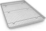 Half Sheet Pans With Rack Set, 18 Inch Commercial Quality Baking. Fixed Price $35.67.