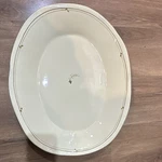 Vietri Lastra Fiori Di Bosco Italian Stoneware Oval Platter Yellow Cream. Fixed Price $249.99.