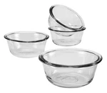 Brand New Anchor Hocking #1019 Glass Oval Oz. Ramekins Custard Cups Set Of 4. Fixed Price $25.00.