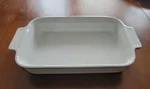 Creuset Heritage 2.5 Qt Stoneware Rectangular Casserole Dish 31/26 Cm 10X7. Fixed Price $45.00.